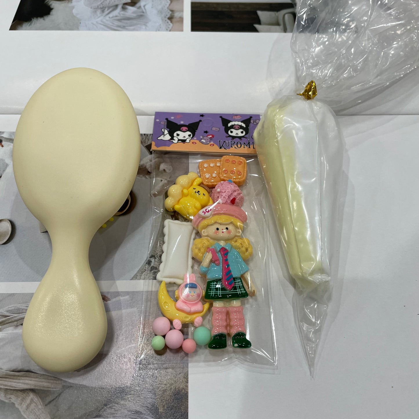 Hairbrush Deco-cream Set